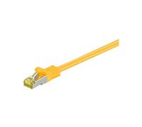 RJ45 Câble de Liaison, S/FTP (PiMF), avec CAT 7 Câble en Vrac, Jaune, 20m Longueur
