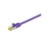 Goobay Câble réseau RJ-45 CAT7 S/FTP (S-STP) 1 m Violet