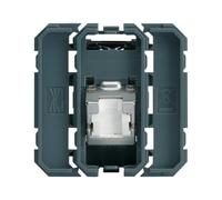 RJ45 cat.6 STP 2M incline 45° - APPAREILLAGE MURAL GALLERY HAGER WXF232