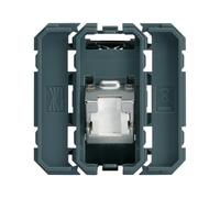 RJ45 cat.6A STP 2M incline 45° - APPAREILLAGE MURAL GALLERY HAGER WXF233