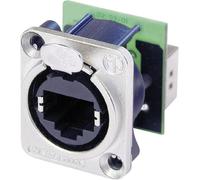 RJ45 connecteur de données série etherCon® D Neutrik NE8FDP RJ45 femelle, droit NE8FDP Pôle: 8P8C nickel 1 pc(s)