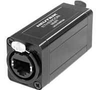 RJ45 connecteur de données série etherCon® D Neutrik NE8FF RJ45 femelle, droit NE8FF Pôle: 8P8C noir 1 pc(s)