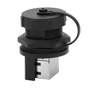 RJ45 Connecteurs 2 Pcs Adaptateur de Câble LAN Étanche 5/6 Cat Réseau Ethernet Montage sur Panneau 180 °