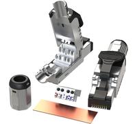 Rj45 Connectors Cat6A (12 Pack) Shielded Metal Die-Cast Field Modular Termination Plug 10G Easy Internet Tool Free Plugs For Cat6A Up To 22Awg Solid Bulk S/Ftp Ethernet Cable[SHU8274569]