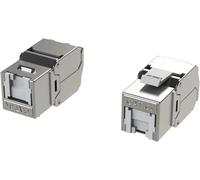 Rj45 Connectors Cat6A (6 Pack) Shielded Keystone Jack Metal Die-Cast Field Modular Termination 10G Easy Internet Tool Free Jacks For Cat6A Up To 22Awg Solid Bulk S/Ftp Ethern[SHU8274561]