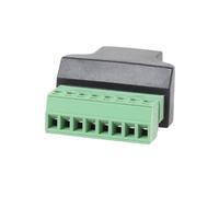RJ45 femelle à vis Terminal 8 broches connecteur Ethernet câble Extender adaptateur