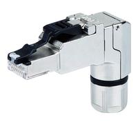 RJ45 mâle coudé, assemblage sur site Telegärtner MFP8-4x90 T568B Cat.6A J00026A4003 RJ45 mâle, d