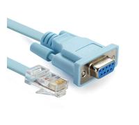RJ45 Male to DB9 RS232 Female Network Console Cable Adapter Converter for Cisco Switch Router,1.8m/5.94ft