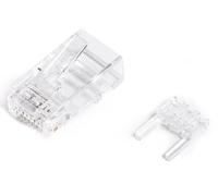RJ45 Modular plug (8P8C) universal, CAT 6A, unshielded, AWG 26-24, 100 pieces