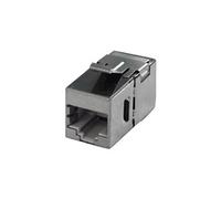 RJ45 réseau informatique Adaptateur CAT 6 [1x RJ45 femelle - 1x RJ45 femelle] acier inoxydable