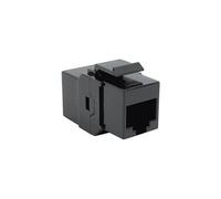 RJ45 réseau informatique Adaptateur CAT 6 [1x RJ45 femelle - 1x RJ45 femelle] noir