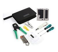 RJ45 RJ11 Cable Tester Tester Cutter Punch Toard Tournevis Kit Network Set for Telecommunications Engineers Diy Professional Installers