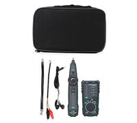 RJ45 RJ11 Network Cable Tester | 3000m Detection for Open/Short/Reversed Circuits | Lan Wire Locator Kit with Emitter & Receiver | IP40 Rated