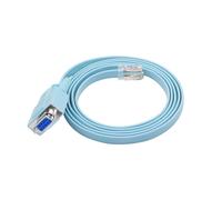 RJ45 to 9 Pin Serial Port DB9 Female RS232 to RJ45 Male Cat5 Ethernet LAN Rollover Console Cable for Cisco Network Devices