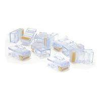 RJ50 Sertir Bouchon 10P10C 10 Broches Fiche pour Solid/Stranded câble [10 Paquet de]
