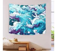 RJAVAGFZL vague océan 3D Effet Tapisserie DécoRation Murale Tapisserie Murales DécoRation Murale En Tissu Pour Chambre Salon Serviette De Plage Tenture Murale 150cmx200cm