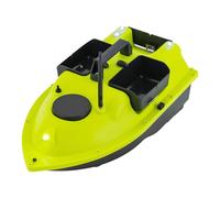 RjcdOPL Bateau d'appâts avec GPS, Bateau Amorceur Télécommandé 600M, Double Moteur, Croisière Automatique, 2 x Batterie 5200mAh de Autonomie 90min, Idéal pour Rivière/Lac/Mer (Vert)