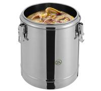 RjcdOPL Conterneur Alimentaire Isotherme en Inox 304, 20L, Isolation Forte 12 H, Récipient de Maintien au Froid ou Chaud des Aliments, Pour Restaurants, Cantines, Hôtels, Cuisines Familiales