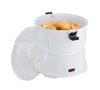 RjcdOPL Éplucheur de Pommes de Terre Électrique 85 W, Épluchage Rapide 2 à 4 Minutes, Grande Capacité 0,8 kg, Pour Cuisines, Restaurants, Fast-foods (P01)