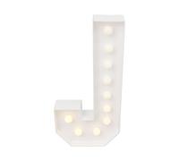 RjcdOPL Lettre Lumineuse LED en Hauteur 91,5 cm, Décoration d'Anniversaire de A à Z, Lumière Chaude 2000-3000K, Géant Alphabet Lumineux pour Anniversaire, Mariage, Fête (J)