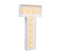 RjcdOPL Lettre Lumineuse LED en Hauteur 91,5 cm, Décoration d'Anniversaire de A à Z, Lumière Chaude 2000-3000K, Géant Alphabet Lumineux pour Anniversaire, Mariage, Fête (T)