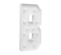 RjcdOPL Lettre Lumineuse LED en Hauteur 91,5 cm, Décoration d'Anniversaire de A à Z, Lumière Chaude 2000-3000K, Géant Alphabet Lumineux pour Anniversaire, Mariage, Fête (B)