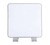 RjcdOPL Panneau Publicitaire Lumineux à LED, Boîte Lumineuse LED Carré Double Face 60cm, IP65, En Alliage d'Aluminium et Acrylique, Pour Restaurants, Magasins, Salons de Coiffure