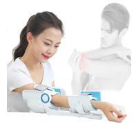 RJHJK Appareil électrique de rééducation du coude, coudière d'exercice du bras, commutation de mode manuel/automatique, convient pour les exercices de flexion et d'extension du bras à domicile