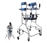 RJHJK Déambulateur vertical avec 8 roues, support pour personnes âgées, cadre debout de rééducation pour hémiplégie