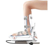 RJHJK Entraîneur de rééducation de cheville, immobilisateur de pied de cheville, entraînement de rééducation de la cheville, force réglable et angle de 75°, correction d'étirement statique, facile à