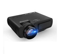 RJHJK Mini projecteur puissant T5 Mini projecteur Support 720P HD LED Home Cinéma Compatible avec clé TV Projecteur Home Cinéma (couleur : noir, taille : 202,7 x 152,3 x 74,5 mm)