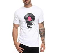 RJJBFKDDK Vinyl Melting T-Shirt Record Old Skool DJ Quality