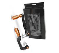 RJKZX Protection de guidon Accessoires De Moto Protection Levier D'embrayage Frein En Aluminium Pour Suzuki GSF650 GSF 650 S BANDIT 2005-2020 2017 2018 2019(Orange)