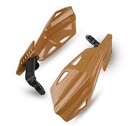 RJKZX Protection de guidon Moto Guidon Main Garde Poignée Protecteur Handguard Pare-vent Pour BREVA 750 V7 Classique V7 Pierre/Spécial 1200 SPORT(Light Brown)