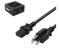 Rjmubaius Rog Thor Compatible avec Thermaltake Smart, Aresgame Agv Series Câble d'alimentation, Cooler Master Mwe, Corsair Rm750E 500W ~ 1200W, CA 3 broches