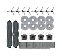 rjpbk Brosse latérale Principale d'aspirateur, Accessoire de pièces Rechange Convient for for Dreame X40 Ultra L40 MOVA P50 Pro P10 brosses d'aspirateur et Filtre(Set 6)