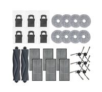 rjpbk Brosse latérale Principale d'aspirateur, Convient for Robot Dreame X40 Ultra Pro, tampons de vadrouille Remplacement, Chiffons, Filtre, Sac à poussière brosses d'aspirateur et Filtre(Set5)