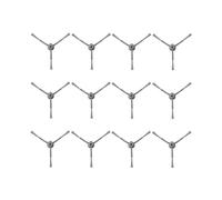 rjpbk Brosses latérales principales, Convient for Accessoires de filtres Rechange for Robot Eufy Clean L50 Ses L60 Hybride G50 brosses d'aspirateur et Filtre(Set 14)