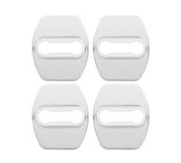 rjpbk Emblèmes de protection serrure porte for KIA, Soul, Sorento Prime, Carens, Rondo, Sportage, Optima (2016-2019) couvercles de protection de loquets(Silver)