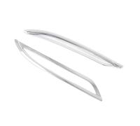 rjpbk Garniture De Couvercle Feu Antibrouillard Pare-chocs Arrière Voiture, Convient For Tesla, Modèle Y 2020-2024 Garnitures de feux arrière de voiture(ABS Chrome)