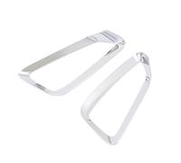 rjpbk Garniture De Couvercle Phare Antibrouillard Arrière Voiture, Convient For Ford, Focus 2019 - 2024 Berline Garnitures de feux arrière de voiture(ABS Chrome Style 1)