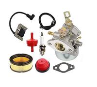 rjpbk Kit carburateur, Convient for Tecumseh, 8 CV, 9, 10, HMSK80, HMSK90, LH318SA, 640349, 640052, 640054 carburateur de souffleuse à Neige