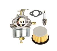 rjpbk Kit carburateur for souffleuse à Neige avec Filtre air, Convient for Les modèles Tecumseh, HM70, HM80, HMSK80, HMSK90, 632334, 632334A, 632111, 30727 et 30604 carburateur de souffleuse à Neige