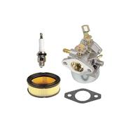 rjpbk Kit carburateur for souffleuse à Neige avec Filtre air, Convient for Les Moteurs Tecumseh, 8, 9 et 10 CV (HMSK80, HMSK90, 640349, 640052, 640054, 33263) carburateur de souffleuse à Neige