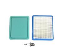 rjpbk Kit de Filtre à air, Convient for for Briggs Stratton, 491588S 491588 493537S, pièces d'outils Jardin, Ensemble d'accessoires Bougie d'allumage Filtre à air pour Tondeuse à Gazon