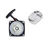 rjpbk Lot de 2 lanceurs à Rappel, Convient for Les tondeuses Gazon 1E40F-5, 40F-5, 40-5, 44F-5, BG430, CG430 et TU43 (pièce Rechange) Ensemble de démarrage à Tirette pour Tondeuse à GA(2 PCS)