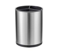 rjpbk Support D'ustensiles De Cuisine Avec 3 Compartiments, En Acier Inoxydable Rotatif À 360° Range couvert