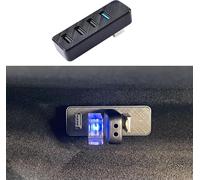 Rjpllrjjyz Boîte à gants Hub USB pour Tesla 2024-25 Model 3 Highland, Cybertruck et Model Y Juniper 2025-26, Station d'accueil Glovebox 4-en-1 pour Drive Data Game Music