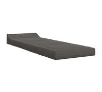 RJPLMFV Canapé-Lit Pliable Gris Foncé 200 x 70 x 10 cm | Mousse Confortable, Housse Polyester Amovible, Design 2-en-1, Idéal Salon Chambre