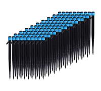 Rjrjc 100 pièces Sac émetteurs d'irrigation Goutte à Goutte 18 cm Universel 360 degrés tête d'arrosage 4 7 mm Tube goutteur d'irrigation pour Jardin Balcon Plante Irrigation